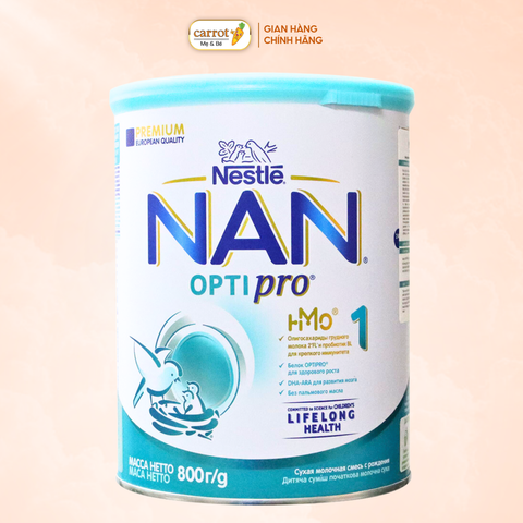 Sữa Nan Nga số 1 800g cho trẻ 0 - 6 tháng