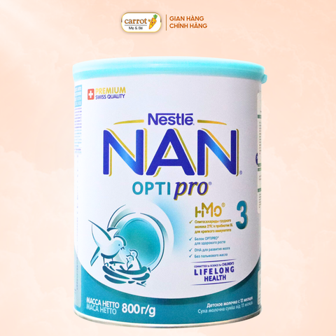 Sữa Nan Nga Số 3 800g Cho Bé Trên 1 Tuổi