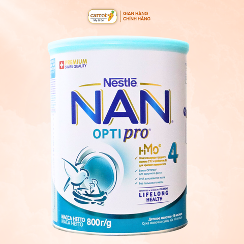 Sữa Nan Nga số 4 800g cho trẻ trên 18 tháng