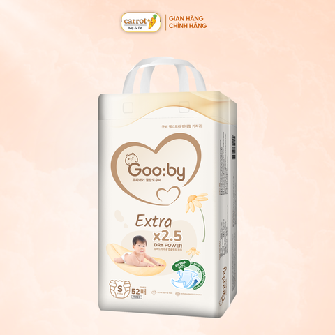 Tã - Bỉm dán Gooby Extra size S 52 miếng (4 - 8 kg)