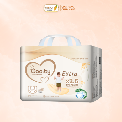 Tã - Bỉm quần Gooby Extra size XXXL 38 miếng (20 - 35 kg)