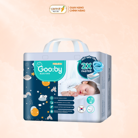 Tã - Bỉm quần Gooby Premium size M 32 miếng (6 - 11 kg)