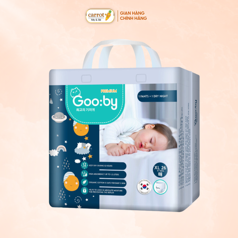 Tã - Bỉm quần Gooby Premium size XL 26 miếng (11 - 16 kg)