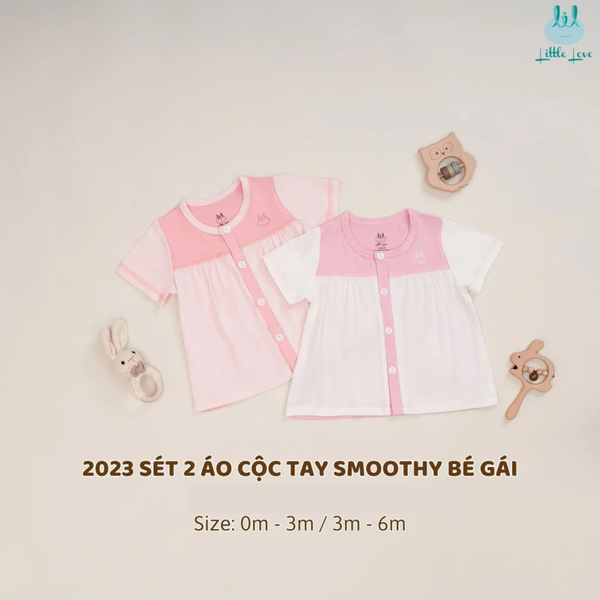 Combo 2 Áo Cộc Tay Smoothy Mềm Mịn Cho Bé Trai Và Bé Gái LiL Little Love