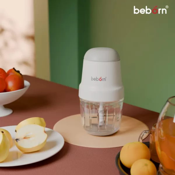Máy xay ăn dặm đa năng Beborn FG01 Cối thủy tinh, lưỡi dao inox cao cấp