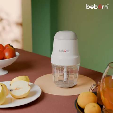 Máy xay ăn dặm đa năng Beborn FG01 Cối thủy tinh, lưỡi dao inox cao cấp