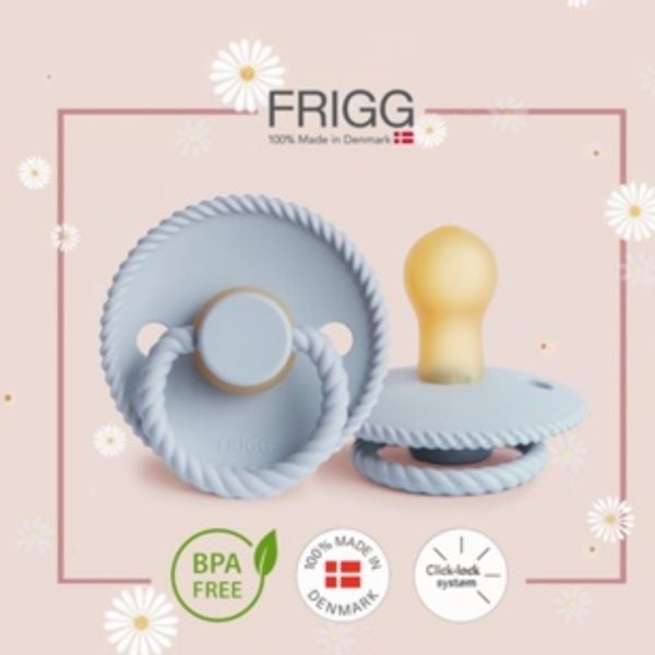 Ti Ngậm Cho Bé FRIGG Đan Mạch 0-18M, Chất Liệu Silicone Mềm Mại Hàng Chính Hãng