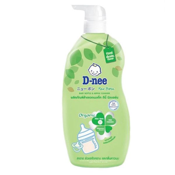 Nước Rửa Bình Sữa Dnee Organic Thái Lan - Thành Phần Tự Nhiên, Đã Qua Kiểm Định - 550ml/600ml