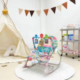 Ghế Rung Cao Cấp Cho Bé Umoo Gấu xanh 0- 4 Tuổi