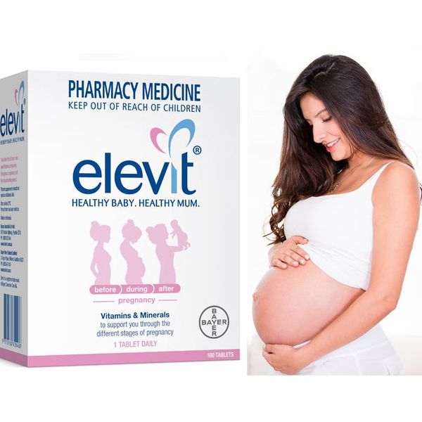 Viên Uống Elevit Úc – Vitamin Cho Bà Bầu