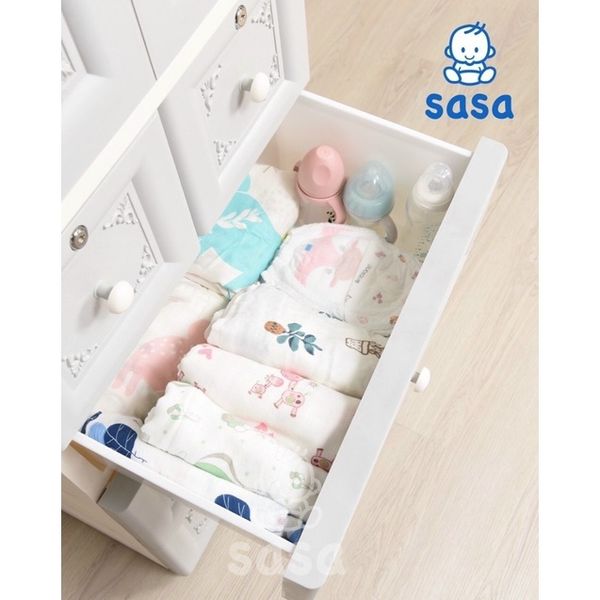 Tủ Nhựa SASA 5 Tầng Màu Xam - Siêu Thị Mẹ Vẹ Và Bé Carrot