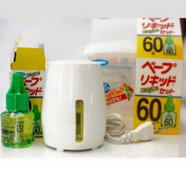 Kèm Tinh Dầu  Set Máy Xông Tinh Dầu Đuổi Muỗi Fumakilla Nhật Bản