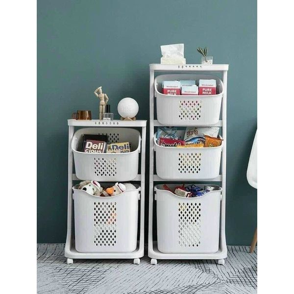 Kệ Đựng Đồ  Đa Năng 3 Tầng Việt Nhật Có Bánh Xe Di Chuyển