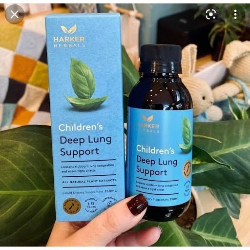 Siro Tăng Đề Kháng Children's Deep Lung Support Harker - Ho Đờm Deep Lung Support Harker  150ml
