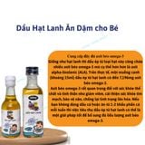 Dầu Ăn Dặm Oilny Hạt Nguyên Chất Cho Bé Từ 6 Tháng Tuổi, Dầu Hạnh Nhân, Hạt Lanh, Hạt Chia, Dầu Olive Nguyên Chất