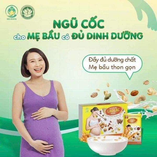 Ngũ Cốc Bầu Lạc Lac, Ngũ Cốc Lợi Sữa Lạc Lạc Plus Cho Mẹ Hộp 30 Gói