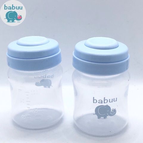 Bộ 3 Bình Trữ Sữa Babuu Nhật Bản 120ML Cho Mẹ Và Bé