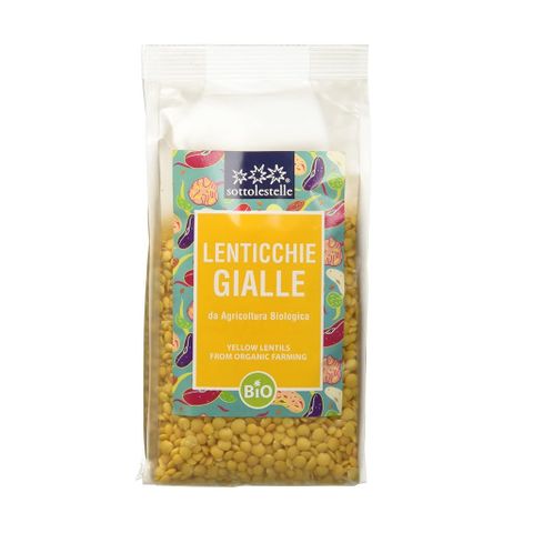 Đậu Lăng Vàng Hữu Cơ Sottolestelle 500G (Gói)