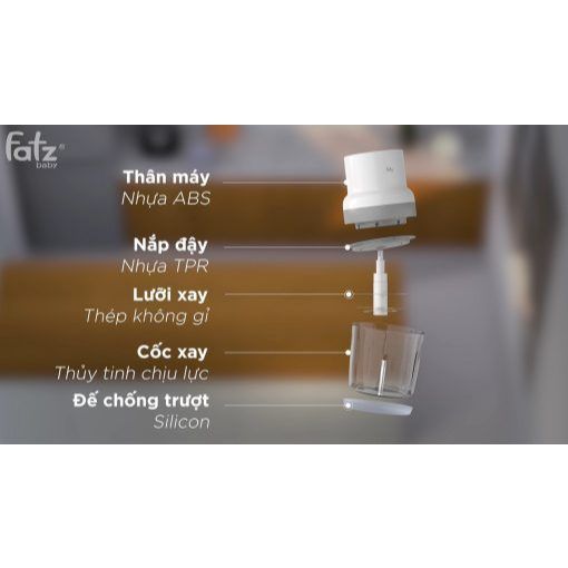 Máy Xay Thức Ăn Dặm Đa Năng Cho Bé  FATZ Mix 1 FB5101ZT