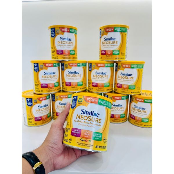 Sữa Similac Neosure Dành Cho Bé Sinh Non, Sinh Thiếu Tháng Hoặc Nhẹ Cân Từ 0-12 Tháng 371G