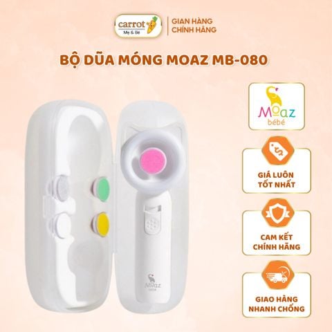 Máy Dũa Móng Tay Cho Bé Moaz BéBé MB080 Sử Dụng Cho Bé Sơ Sinh, Trẻ Nhỏ Và Người Lớn