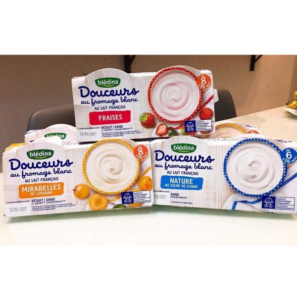 Sữa Chua Phô Mai Vị Tự Nhiên, Dâu, Mận Bledina, Đủ Vị Cho Bé Từ 6 Tháng Tuổi