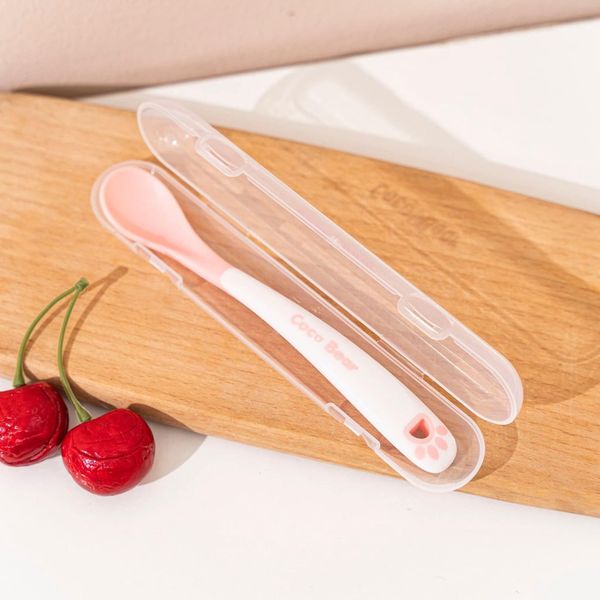 Thìa Cocobear Kèm Hộp, Thìa Ăn Dặm Cho Bé