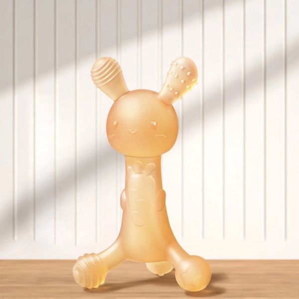 Gặm Nướu Cho Bé Bằng Silicon Cao Cấp Hình Thỏ Tặng Kèm Hộp