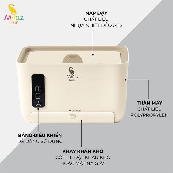 Máy Ủ Ấm Khăn Uớt MOAZ MB059, Máy MOAZ Chính Hãng