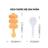 Bộ Khuôn Lắc Cơm Kèm Thìa Xúc, Dụng Cụ Tạo Cơm Nắm Ăn Dặm Cho Bé