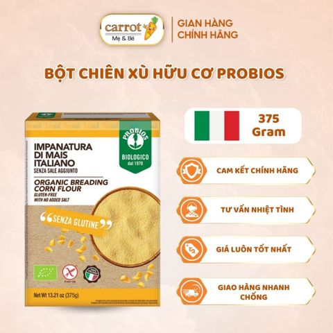 Bột Chiên Xù Hữu Cơ Probios 375G