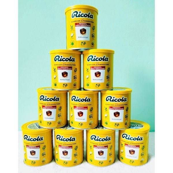 Kẹo Ngậm Ho Thảo Mộc Ricola Đức Giảm Ho, Khàn Giọng 250G