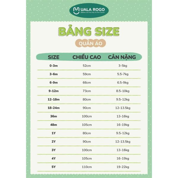 Bộ Dài Tay Nỉ Cotton Cho Bé UALA ROGO 3643, Set Bộ Dài Tay Cho Bé 9-48M