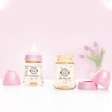 Bình Sữa Grosmimi PPSU 200ML Màu Hồng, Bình Sữa Hàn Quốc