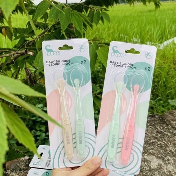 Thìa Ăn Dặm SILICON JUBON Cho Bé