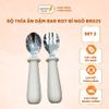 Set Thìa Ăn Dặm Bar Rot Bí Ngô BR025, Giúp Bé Ăn Ngon