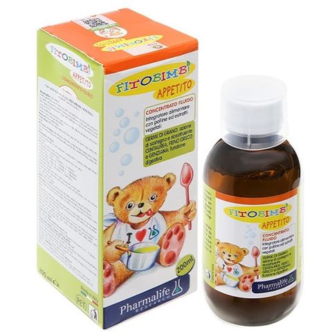 Siro Ăn Ngon Fitobimbi Appetito Hỗ Trợ Tăng Cường Tiêu Hóa, Hấp Thu Dưỡng Chất Cho Trẻ - 200ml
