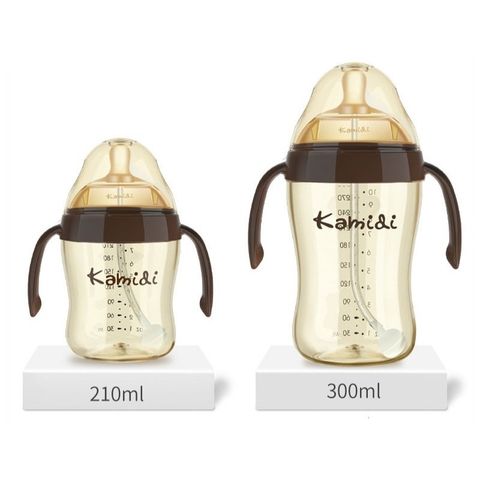 Bình Sữa Kamidi Chất Liệu PPSU 210ML, 300ML  - Bình Sữa Kamidi Chất Liệu Silicon Nâu Chính Hãng