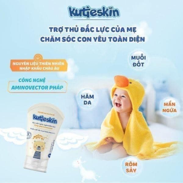 Kem KUTIESKIN, Chăm Sóc Làn Da Cho Mẹ và Bé, Dưỡng Ẩm, Chống Khô Nẻ - 30Gram
