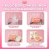 Nui Ăn Dặm MAMACOOK Vị Rau Bó Xôi, Vị Gấc Cho Bé 6M+