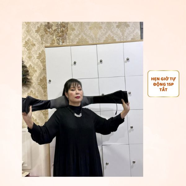 Đai Massage Cổ Vai Gáy GLUCK CARE MODEL GC-055K, Máy Massage Cho Cổ, Lưng, Chân, Vai, Eo, Hông, Đùi, Bắp chân