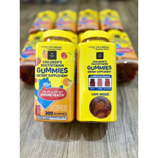 Kẹo Bổ Sung Vitamin Và Khoáng Chất Cho Bé L'il Critters Children MultiVitamin Gummies 300V