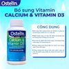 Canxi Bầu Ostelin & Vitamin D3 Cho Bà Bầu Sau Sinh 130 Viên, Calcium & Vitamin D3 Xuất Xứ Úc