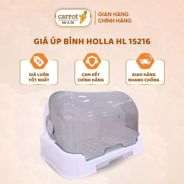 Giá Úp Bình Holla Mẹ Và Bé - Chống Ẩm Móc,Ngăn Bụi, Sức Chứa Lớn - 15216 (cái)