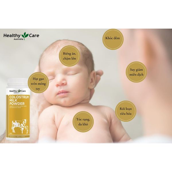 Sữa bò non Healthy Care Colostrum Milk Powder 300g của Úc - Siêu Thị Mẹ Và Bé Carrot