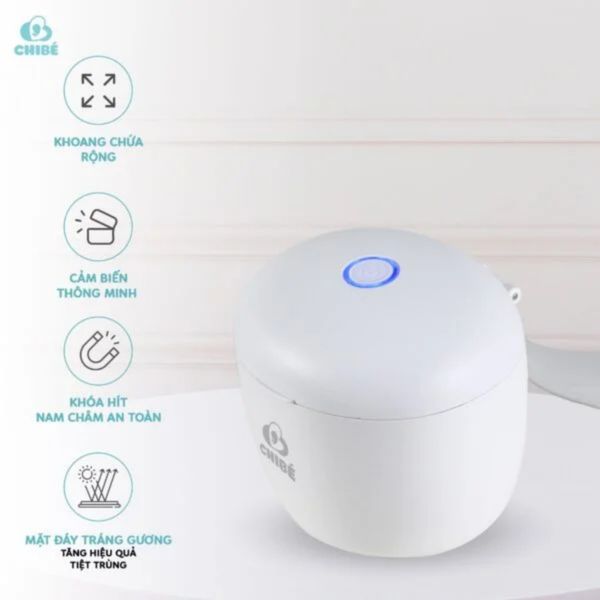 Máy Tiệt Trùng UV Mini CHIBE Magic 2 CB014, Tiệt Trùng Gặm Nướu, Ti Ngậm