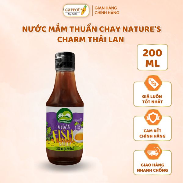 Nước Mắm Thuần Chay Nature's Charm - Vegan Fish Sauce 200ML
