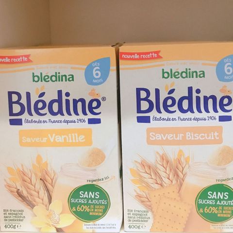 Bột Ngũ Cốc Lắc Sữa BLEDINA Pháp Hộp 400G Cho Bé Từ 6M+, Bột Ăn Dặm BLEDINA