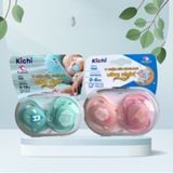 Ti Ngậm Ban Đêm KICHI Ultra Night, Set 2 Cái Ti Ngậm Cho Bé Từ 0-18M