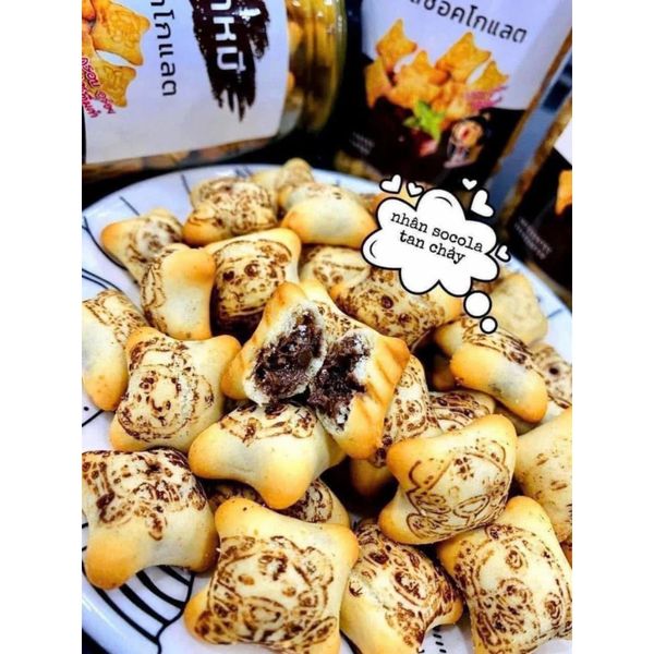 Bánh Gấu Nhân Socola Tan Chảy VFOODS Thái Lan 430G